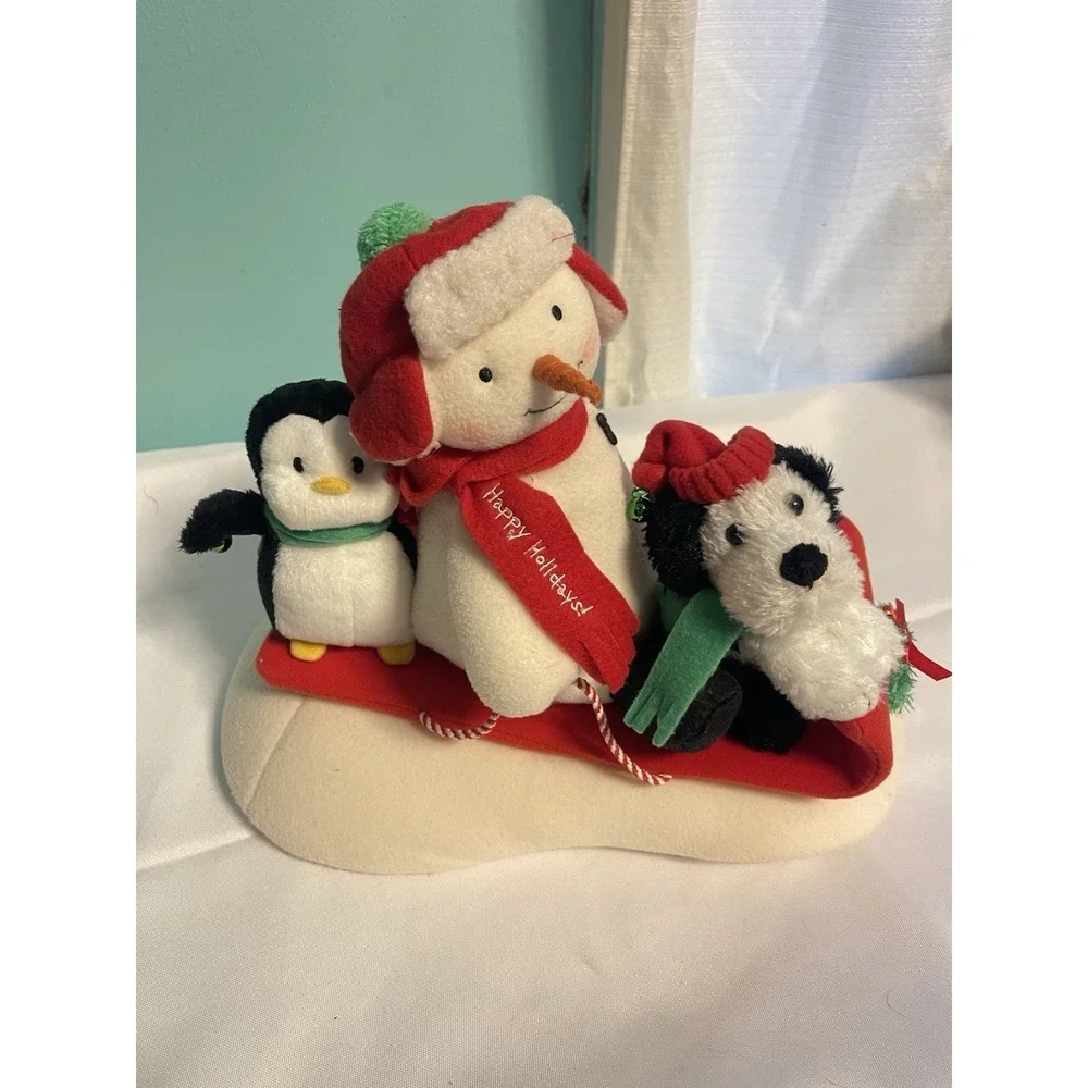 Hallmark Jingle Pals Animated Singing Snowman Penguin Dog‎ 